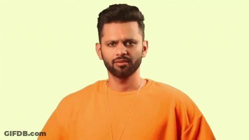 Orange Shirt Man Funny Face Saying Www GIF