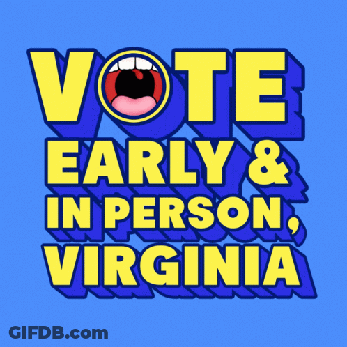 Orange Sign Reading Access To Healthcare Is On The Ballot In Virginia GIF