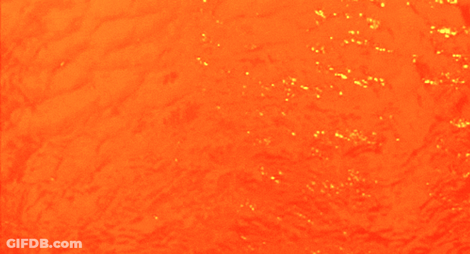 Orange Water Surface GIF