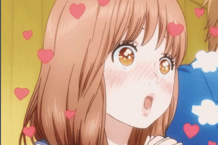 Ore Monogatari Rinko Yamato Pink Hearts GIF