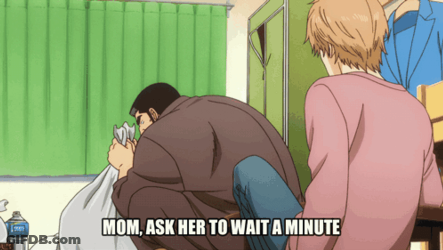 Ore Monogatari Takeo Fitting Bag In Closet GIF