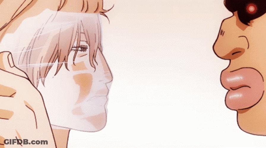 Ore Monogatari Takeo Goda Close Up Kiss GIF