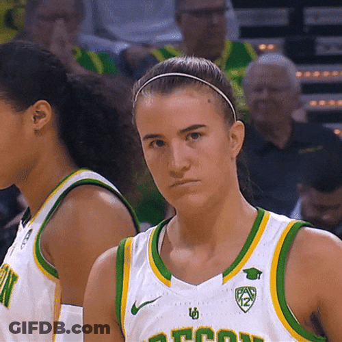 Oregon Athlete Sabrina Ionescu Winks GIF