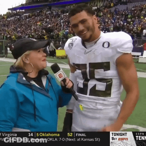 Oregon City Ducks Player Thumbs Up GIF