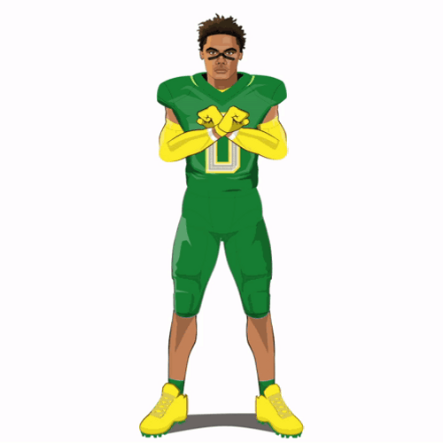 Oregon Ducks Christian Gonzalez GIF