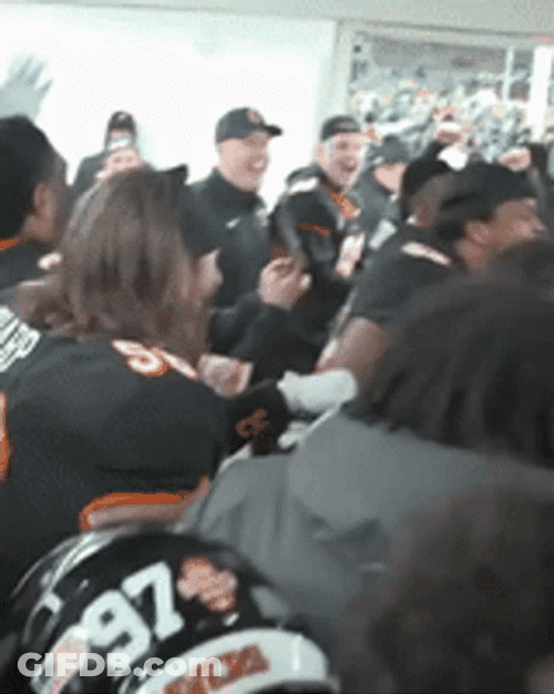 Oregon Ducks Team Wild Celebration GIF