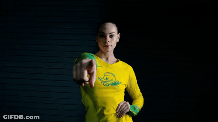 Oregon GoDucks Crossed Arms GIF