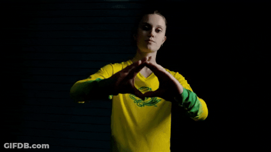 Oregon O Hand Gesture Closeup GIF