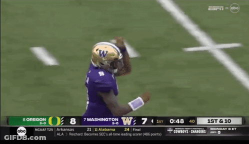 Oregon Vs Washington Football Game GIF