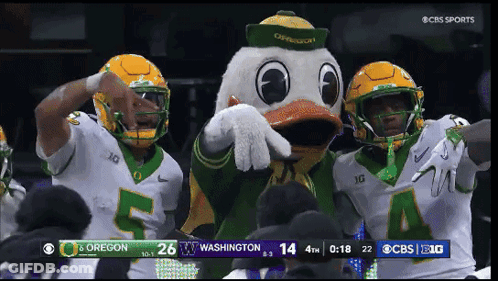 Oregon Vs Washington Football On CBS Sports GIF