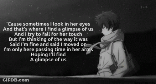 Oreki Glimpse Of Us GIF