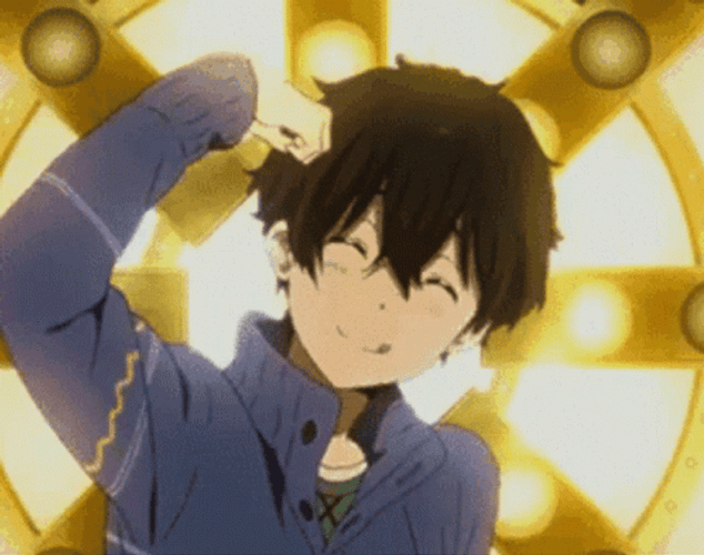 Oreki Houtarou Cute Smile GIF