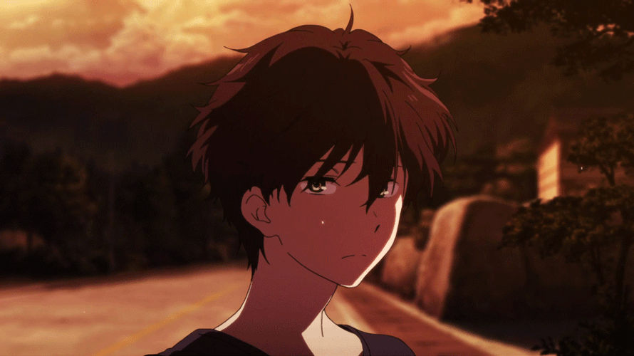 Oreki Houtarou Hair Blown GIF