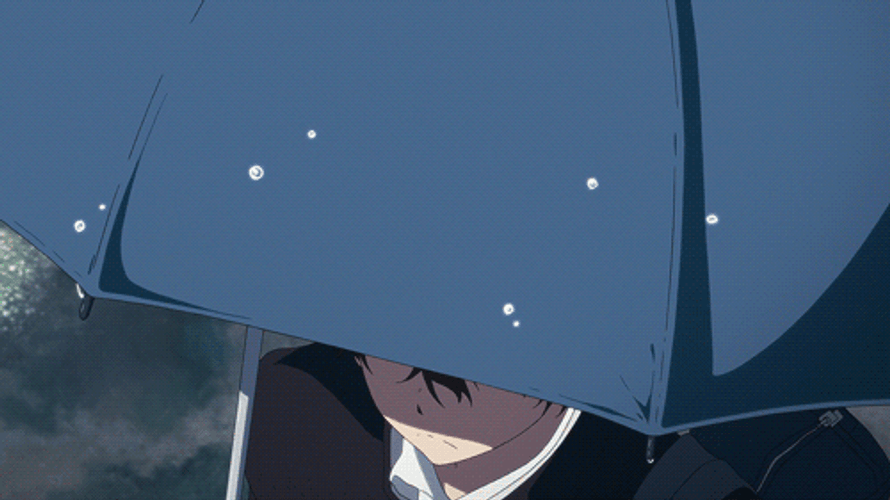 Oreki Houtarou Looking Up The Sky GIF