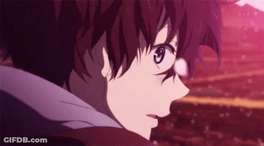 Oreki Houtarou Wide Eyes GIF