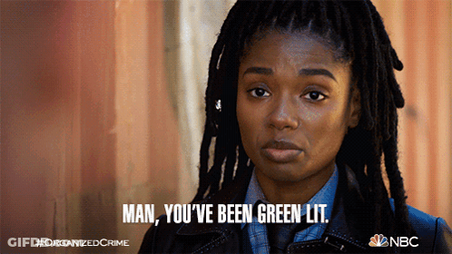 Organized Crime Poster Woman With Dreadlocks GIF