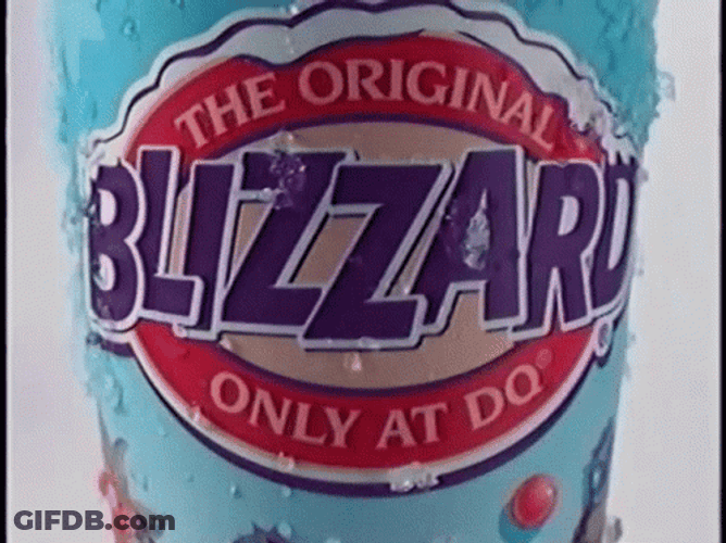 Original Dairy Queen Blizzard Flavor GIF
