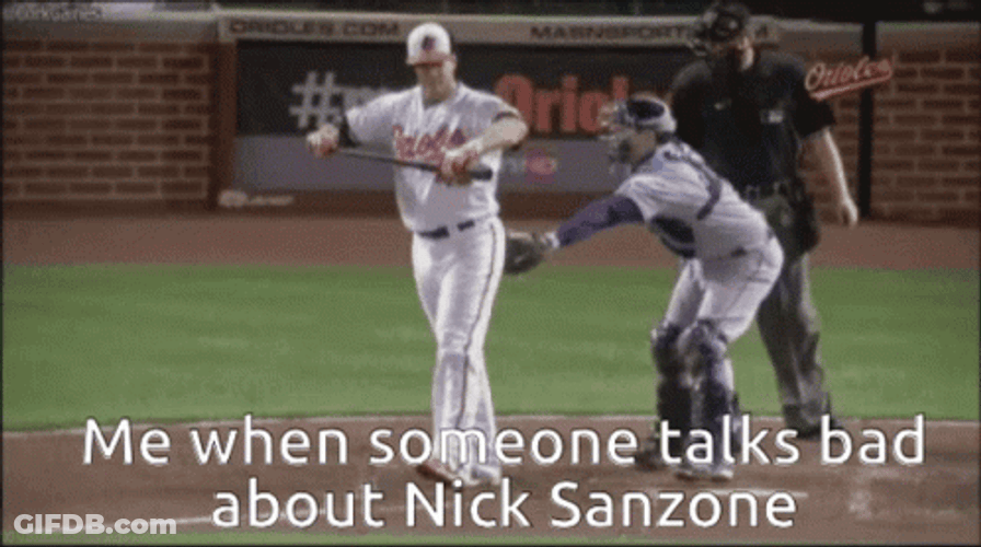 Orioles Breaks The Bat GIF