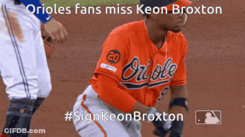 Orioles Fan Miss Keon Broxton GIF