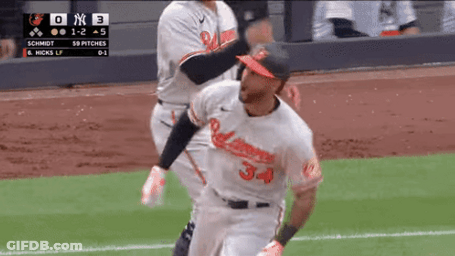 Orioles Win Aaron Hicks Home Run GIF