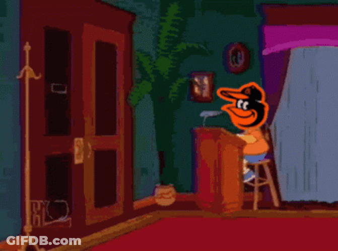 Orioles Win Homer Simpsons GIF