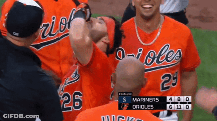 Orioles Win McKenny Celebrating GIF