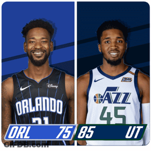 Orlando And Jazz Playoffs GIF