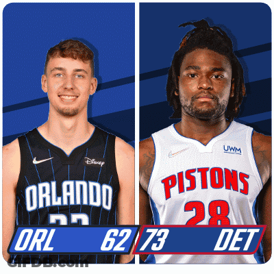 Orlando And Pistons Basketball Players GIF