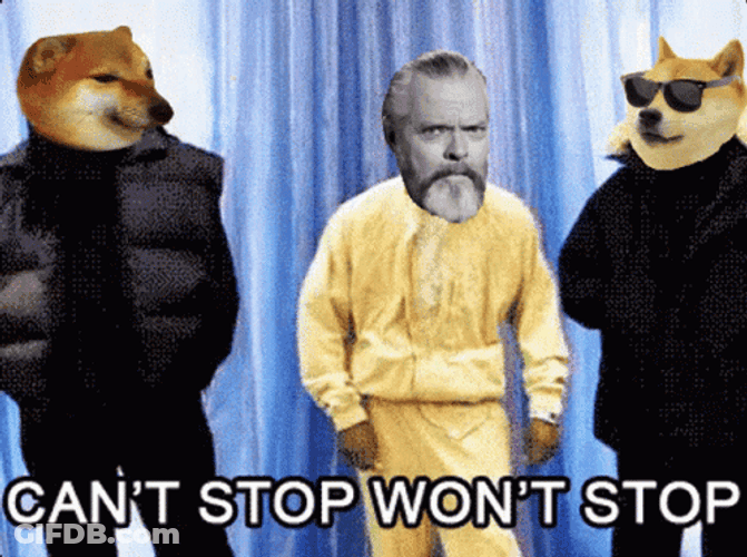 Orson Welles Cant Stop Wont Stop GIF