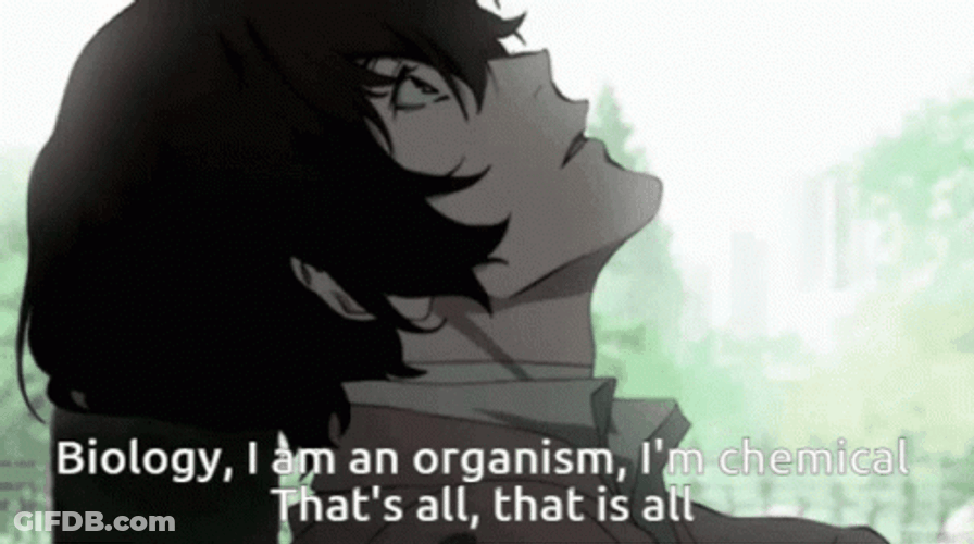 Osamu Dazai Love Biology GIF