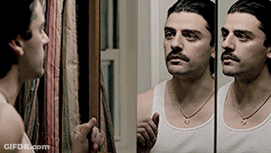 Oscar Isaac Mirror GIF
