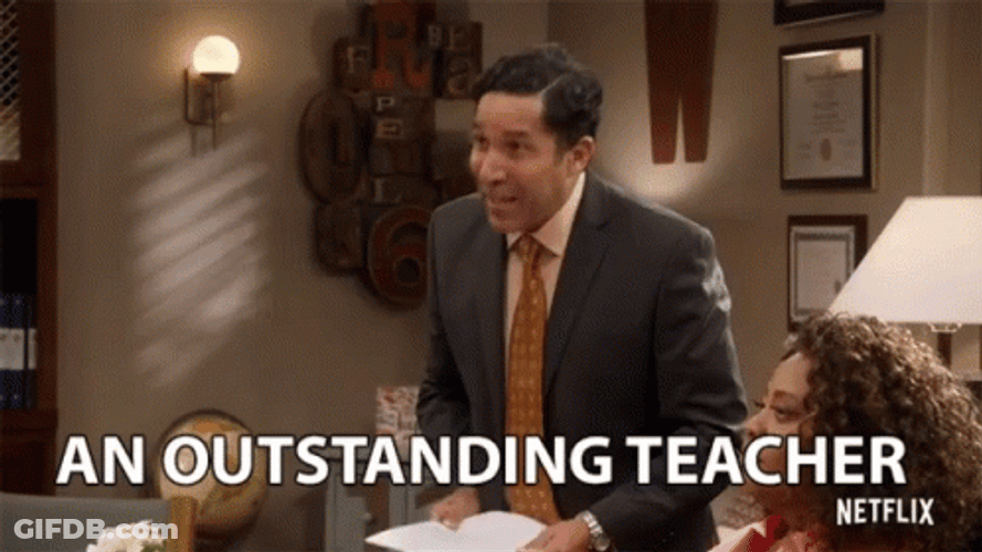 Oscar Nuñez An Outstanding Teacher GIF