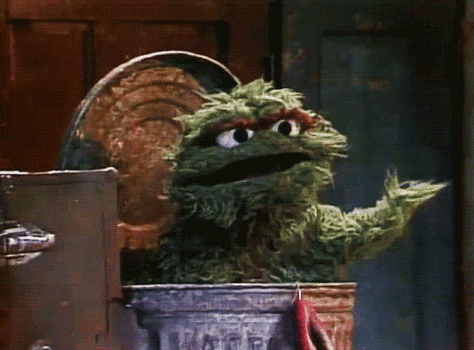 Oscar The Grouch Facepalm GIF