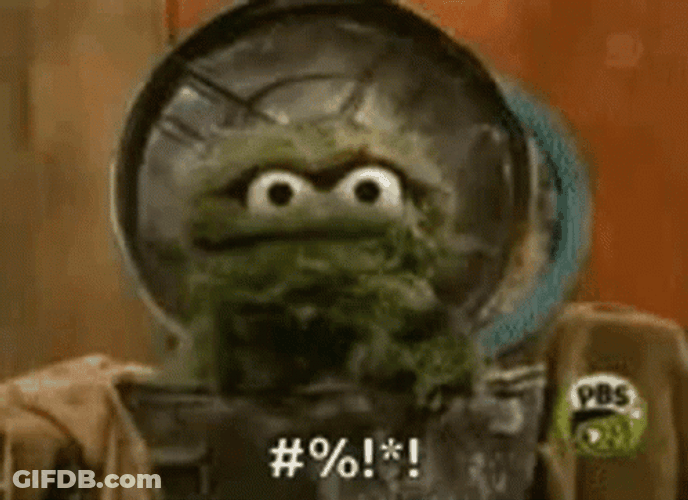 Oscar The Grouch Problematic GIF