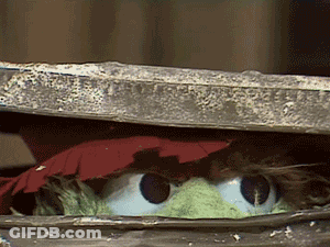 Oscar The Grouch Saying I Love Trash GIF