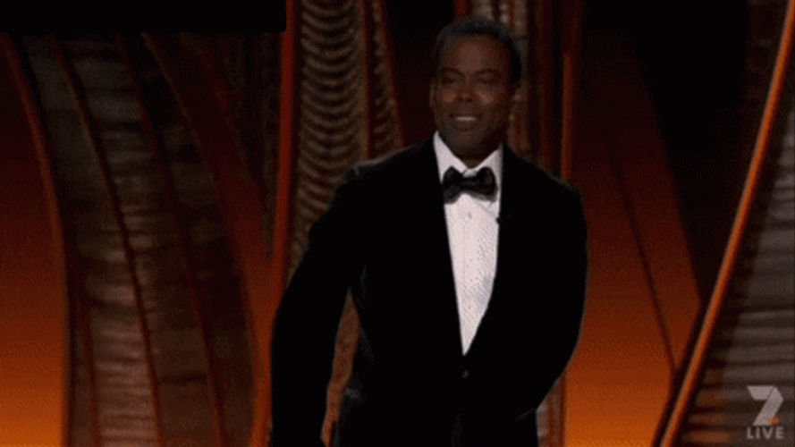 Oscars Will Smith Slap Chris Rock To Death GIF