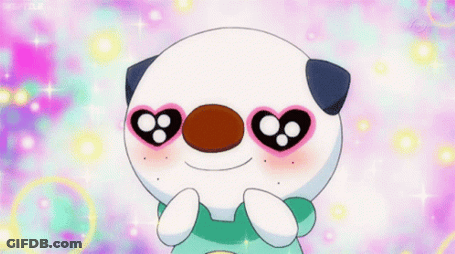Oshawott Heart Eyes GIF