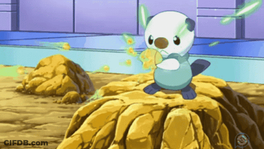 Oshawott Play Catch GIF