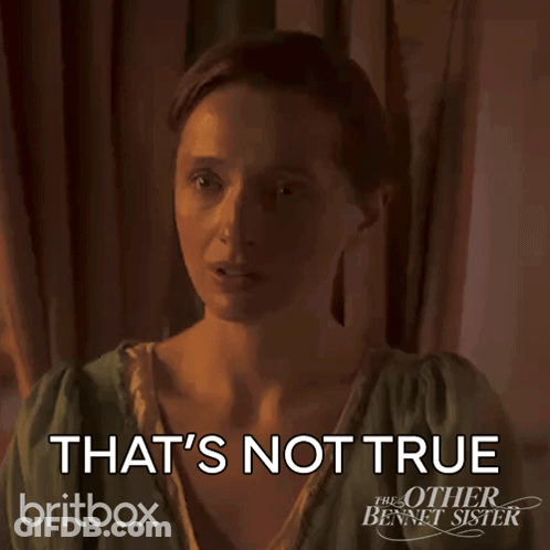 Other Bennet Sister Crying Saying That's Not True GIF