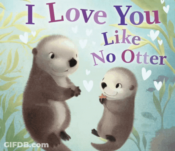 Otter Digital Art GIF