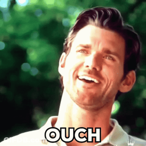 Ouch Kevin Mcgarry That Hurts Sarcastic GIF
