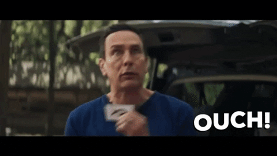 Ouch My Back Man Collapsed GIF