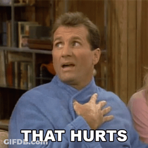 Ouch That Hurts Al Bundy GIF