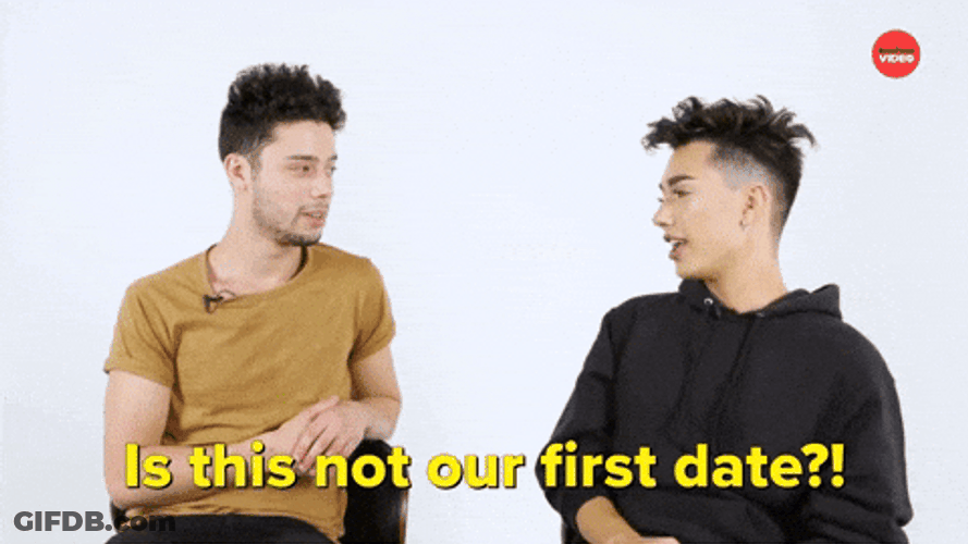 Our First Date GIF