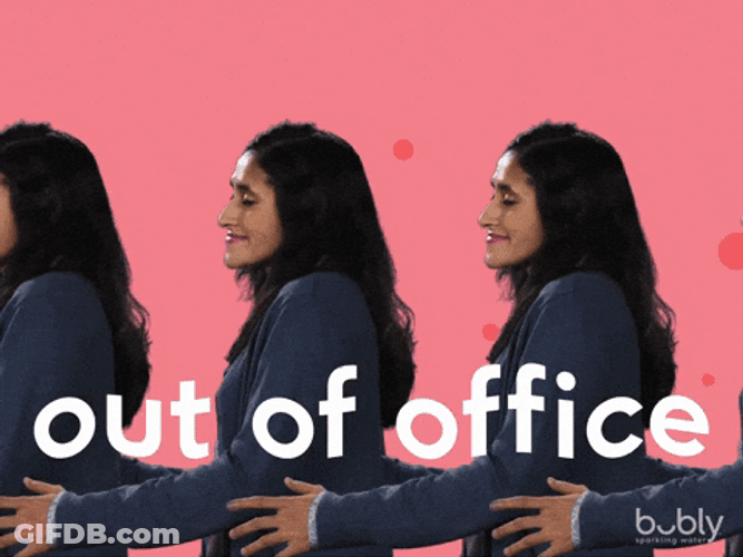 Out Of Office Celebration GIF