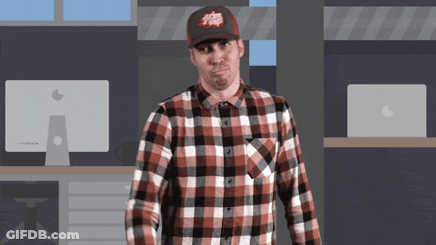 Out Of Office Man Walking Away GIF