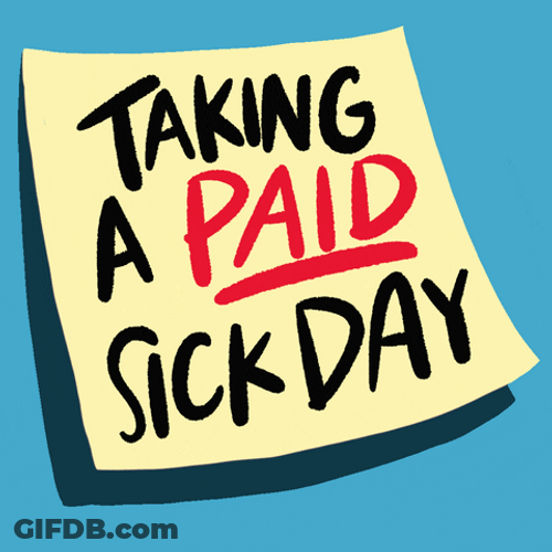 Out Of Office Sticky Note GIF