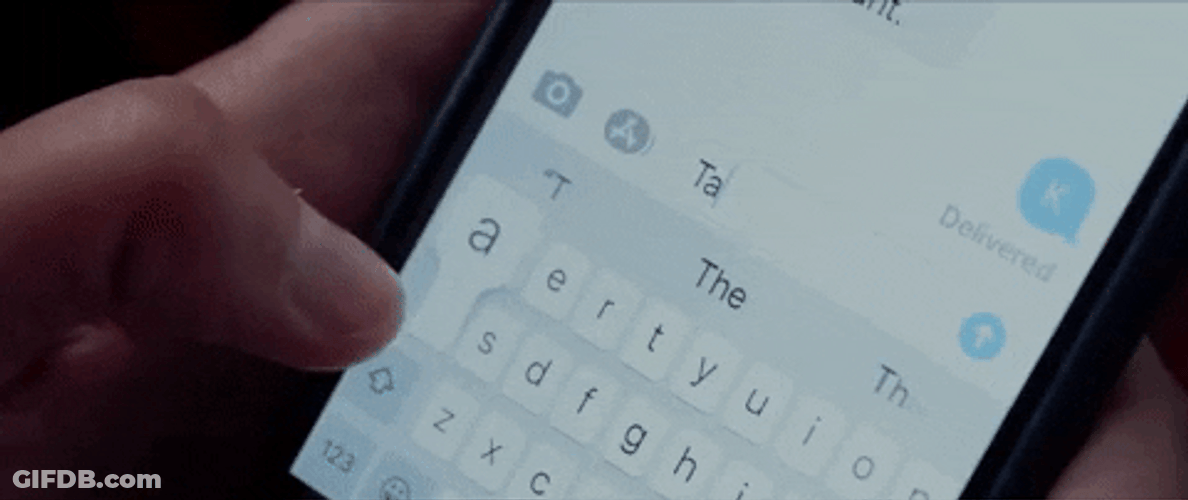 Out Of Office Typing Text Message GIF