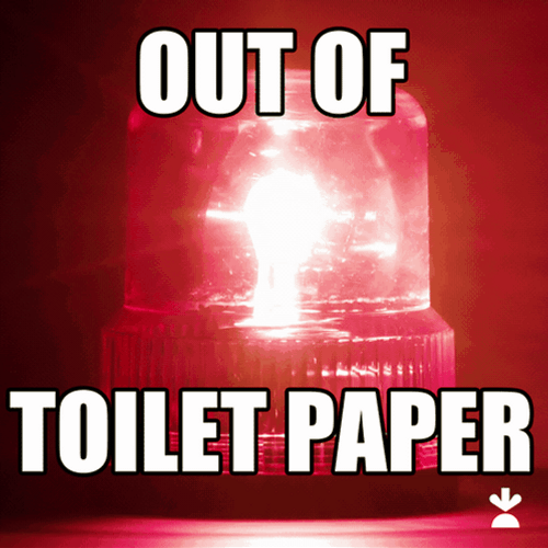 Out Of Toilet Paper GIF