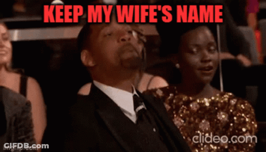 Out Your Mouth Will Smith Slap GIF